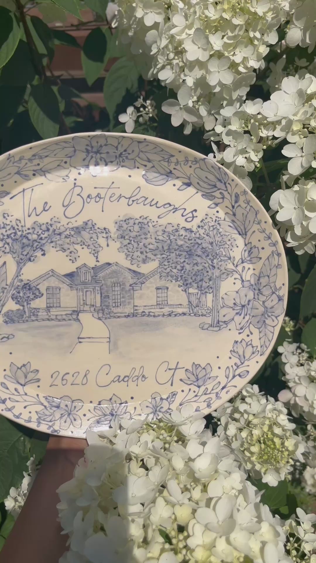 Hand-Painted Ceramic Platter