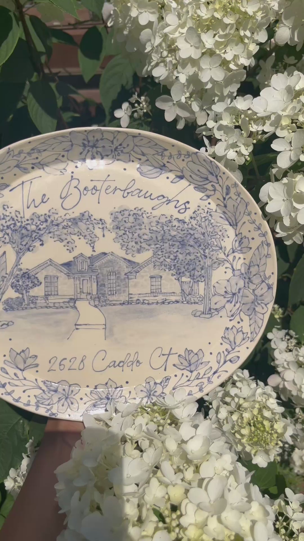 Hand-Painted Ceramic Platter